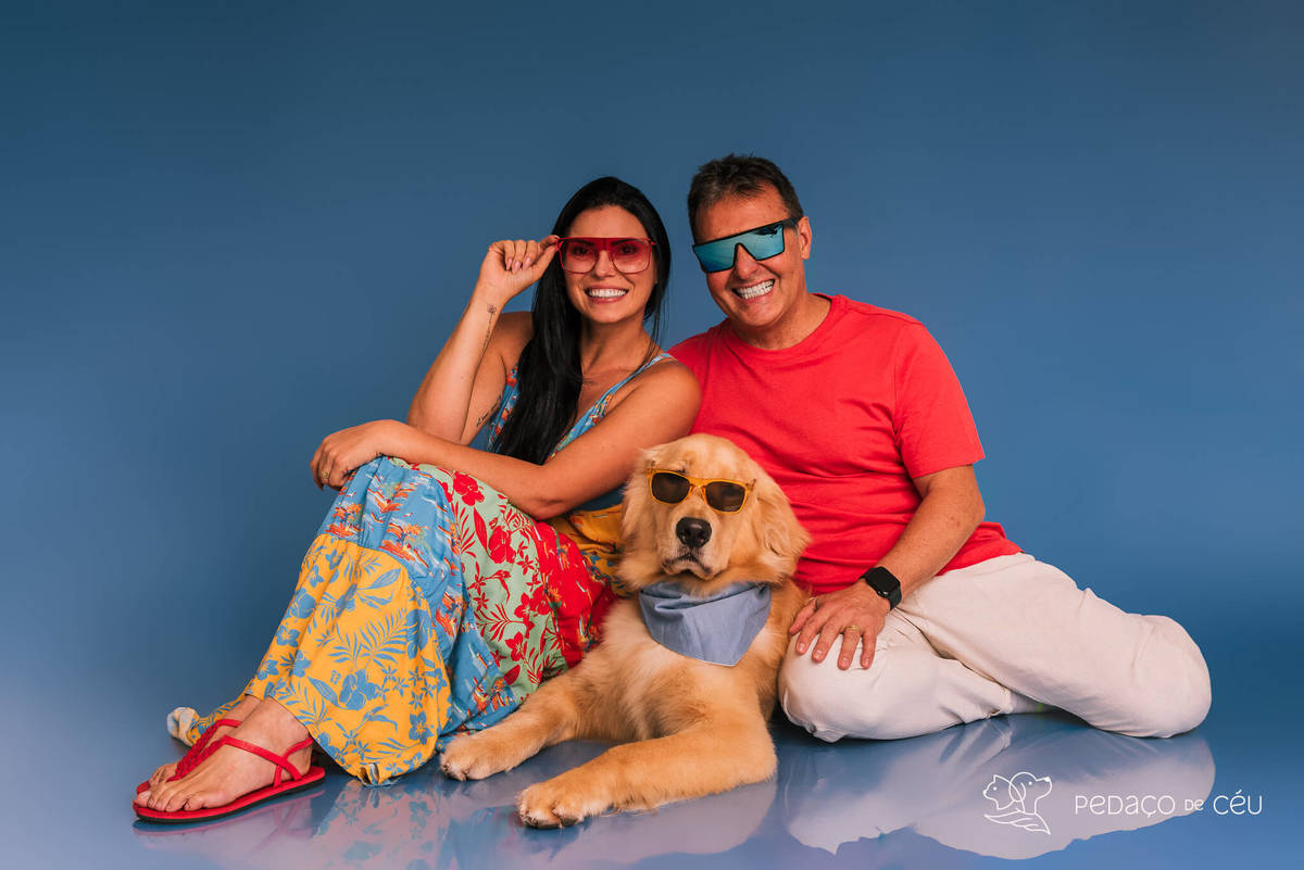 Cake Smash golden aniversário cachorro