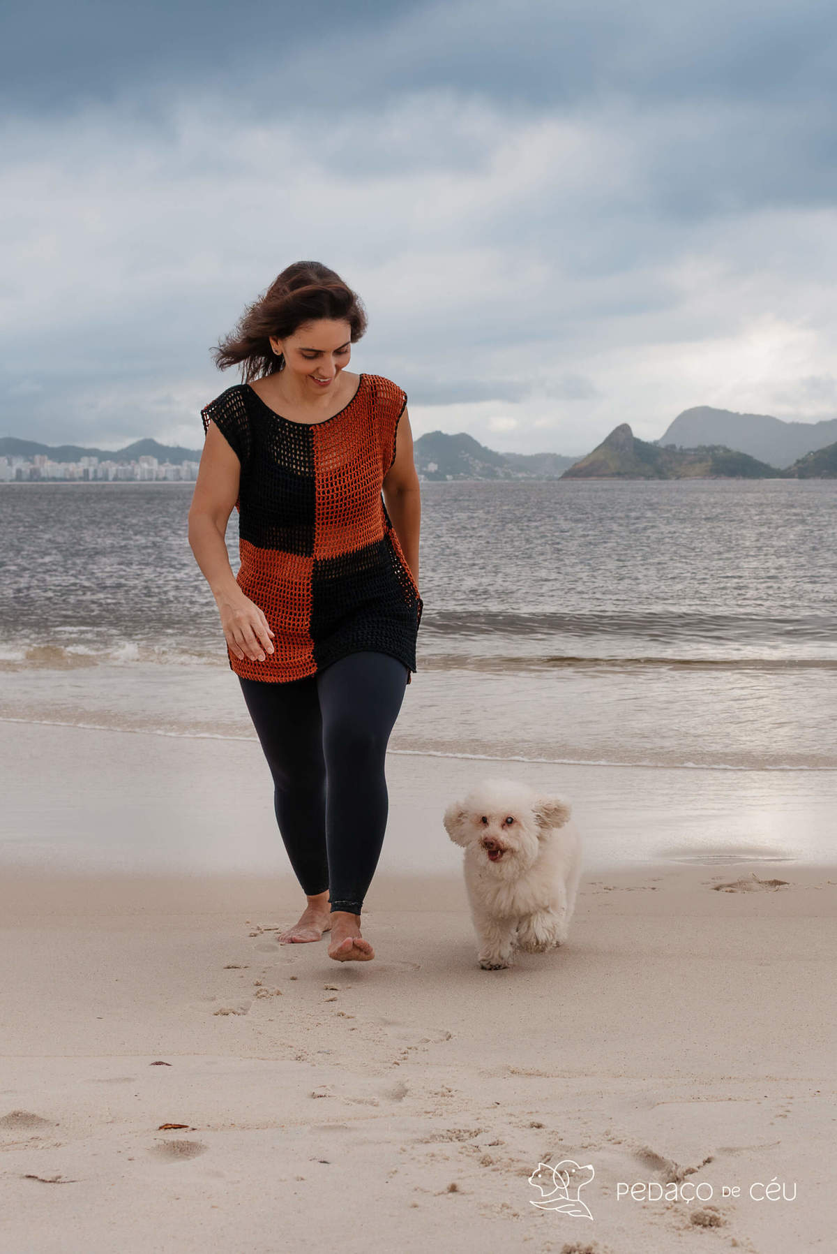 Bichon Frisé - ensaio externo - aterro do flamengo
