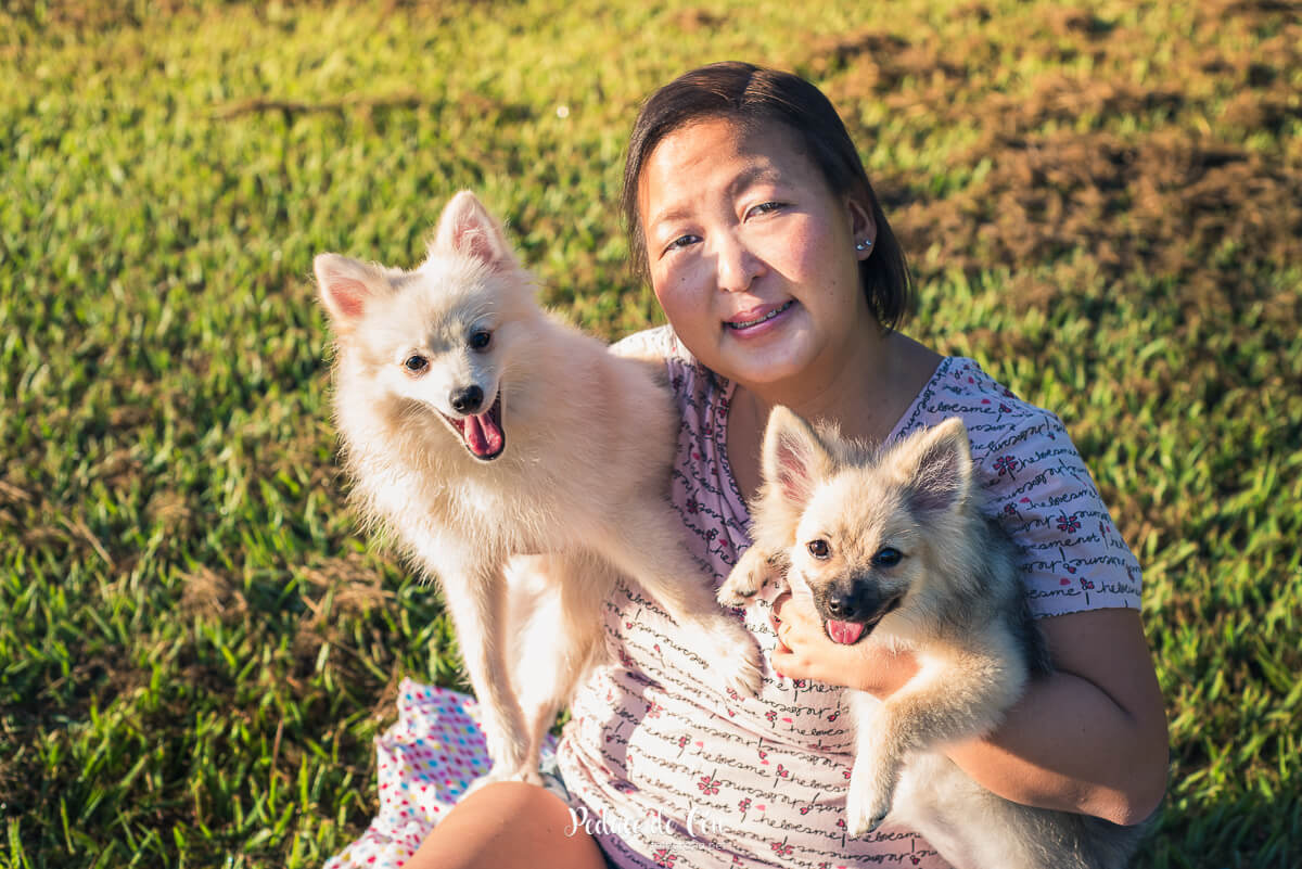 Ensaio Pet Família no parque