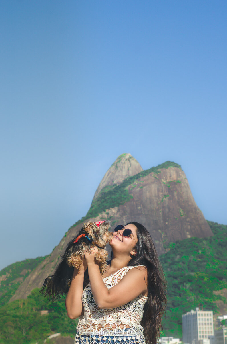 Ensaio Pet Morro dois irmãos Rio de Janeiro