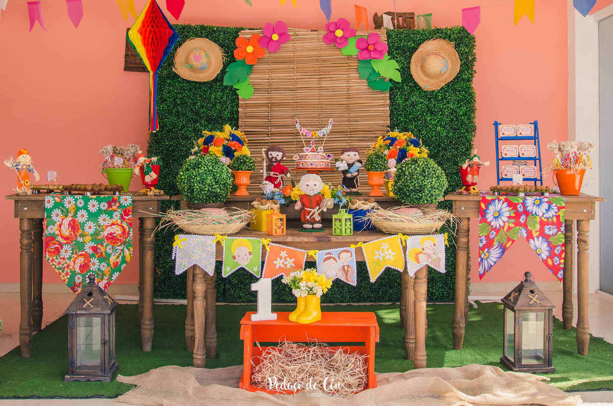 Festa pet aniversário 1 ano mesa