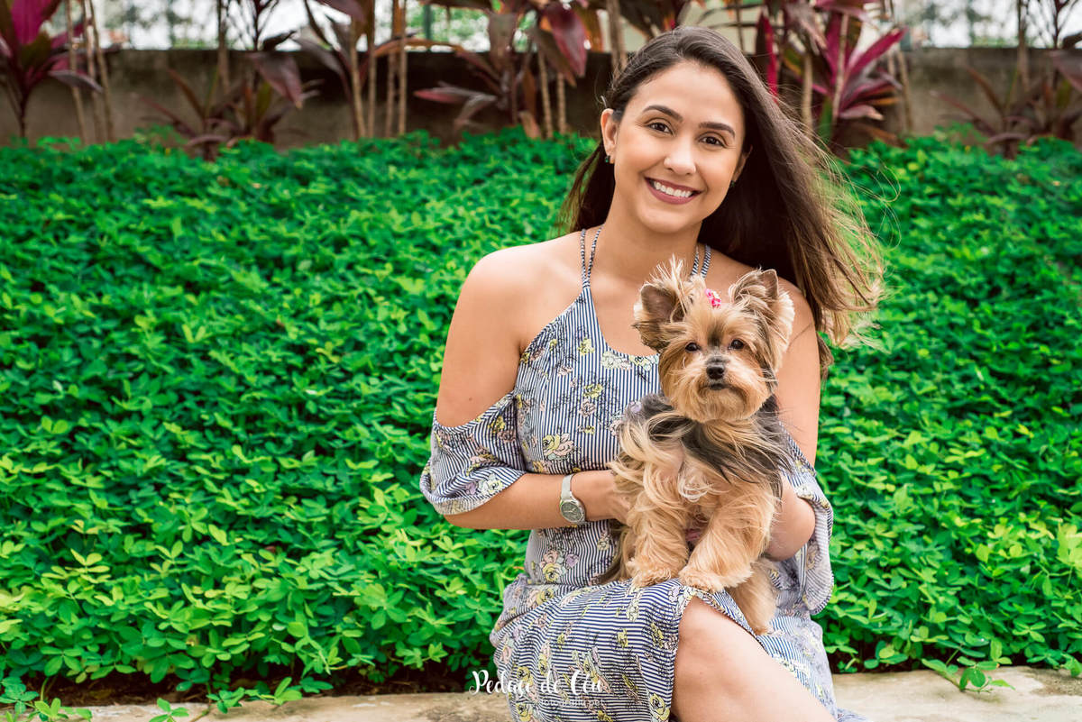 Ensaio Pet no condomínio Belinha