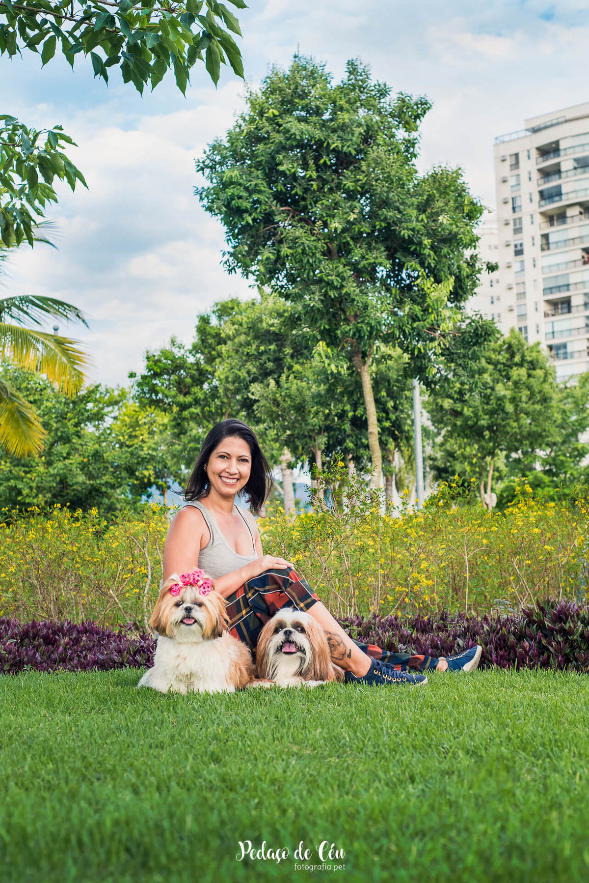 Ensaio pet família no parque Rio 2