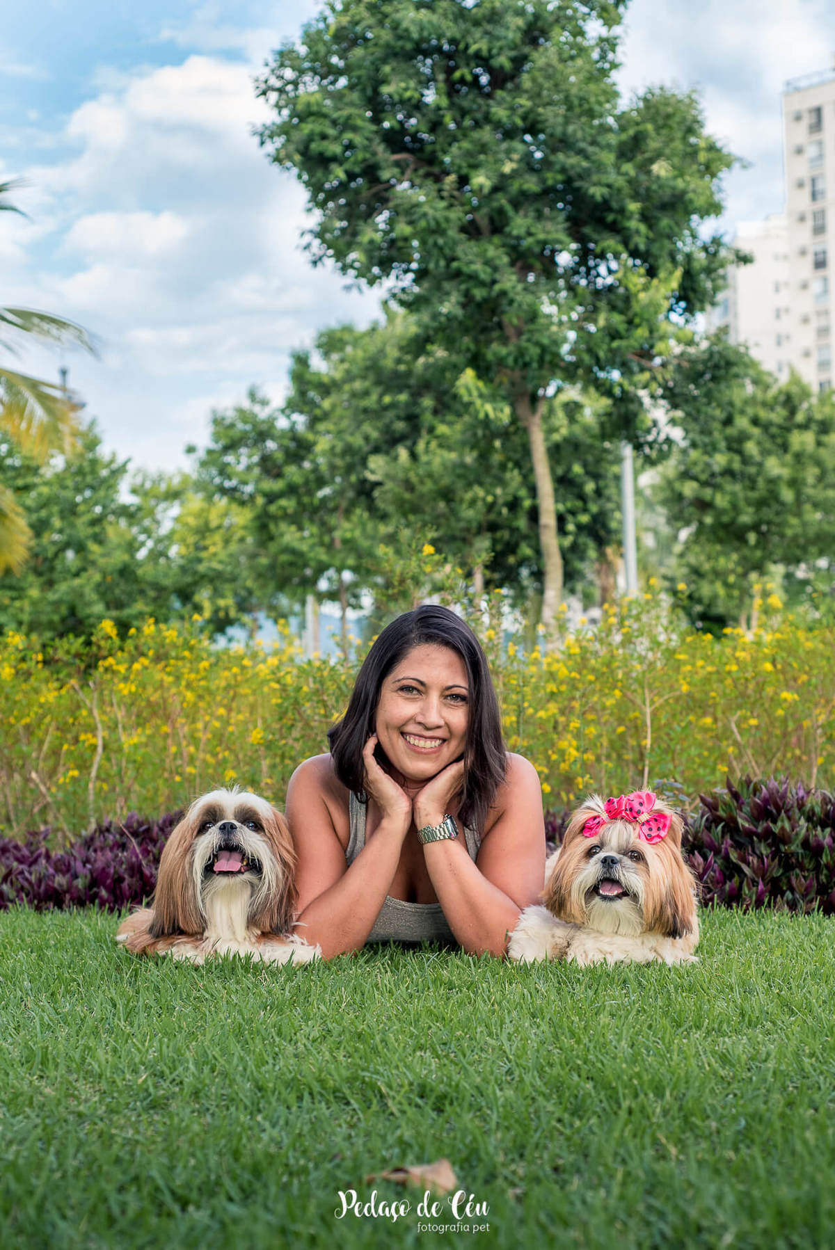 Ensaio pet família no parque Rio 2