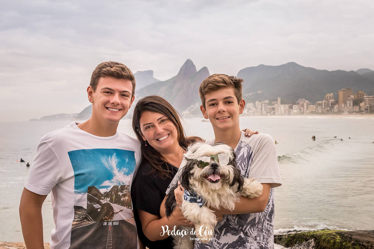 Foto pet família