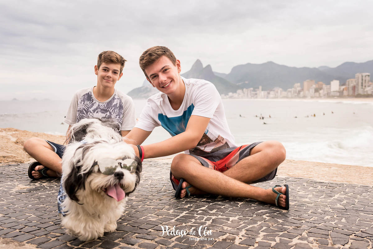 Foto pet família