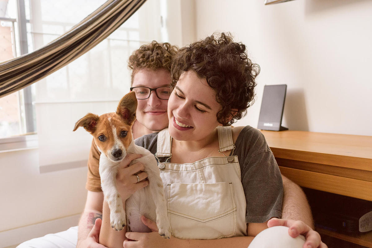 Ensaio Pet Acompanhamento em casa