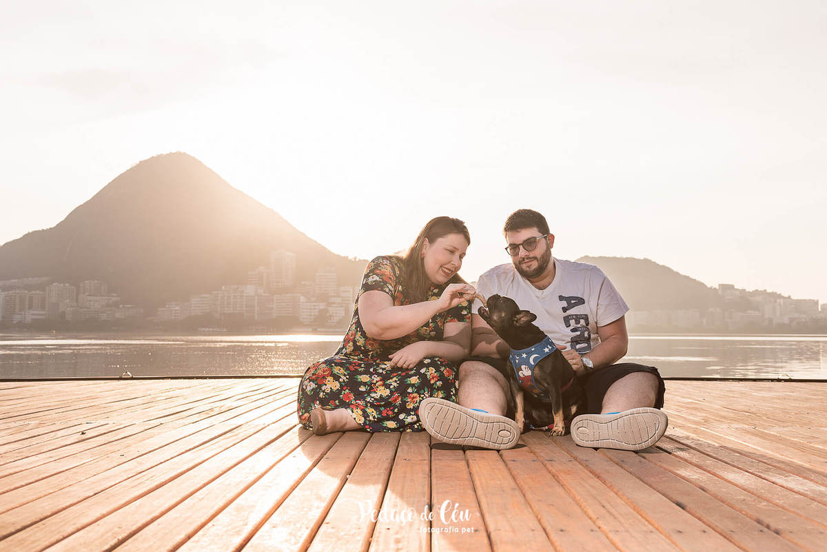 Ensaio Pet Acompanhamento Coca 6 meses - Lagoa Rodrigo de Freitas