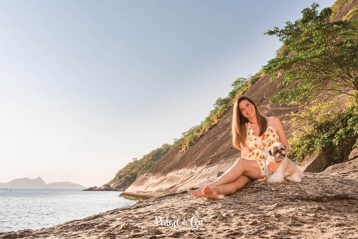 ensaio pet shihtzu praia rio de janeiro