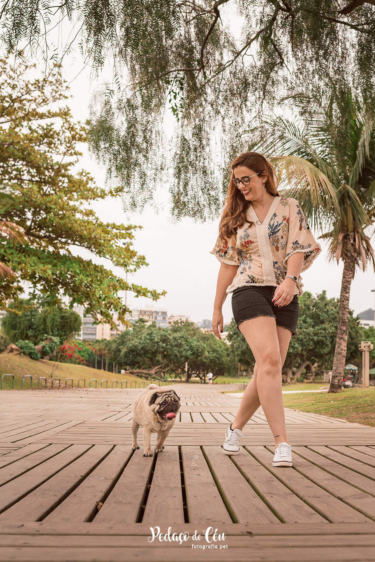 Ensaio Pet Pug Aterro do Flamengo RJ