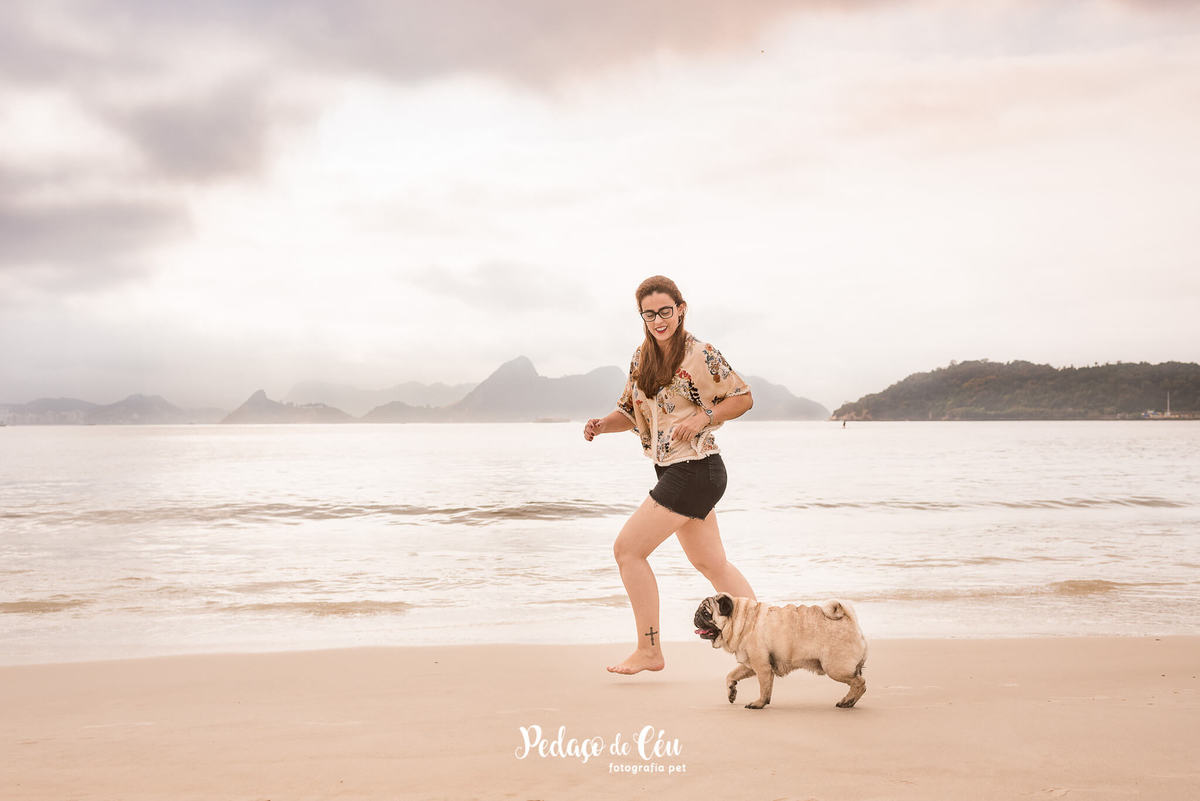 Ensaio Pet Pug Aterro do Flamengo RJ