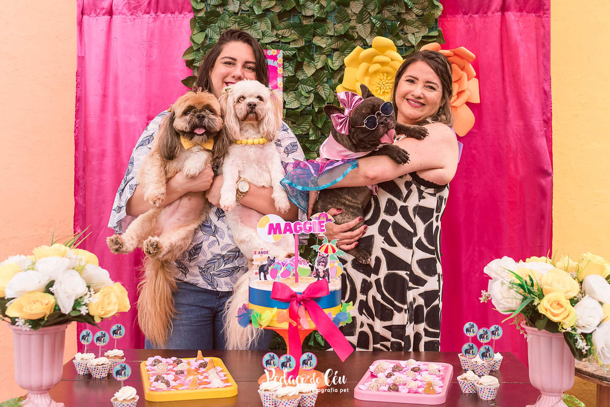 Aniversário pet bulldog francês