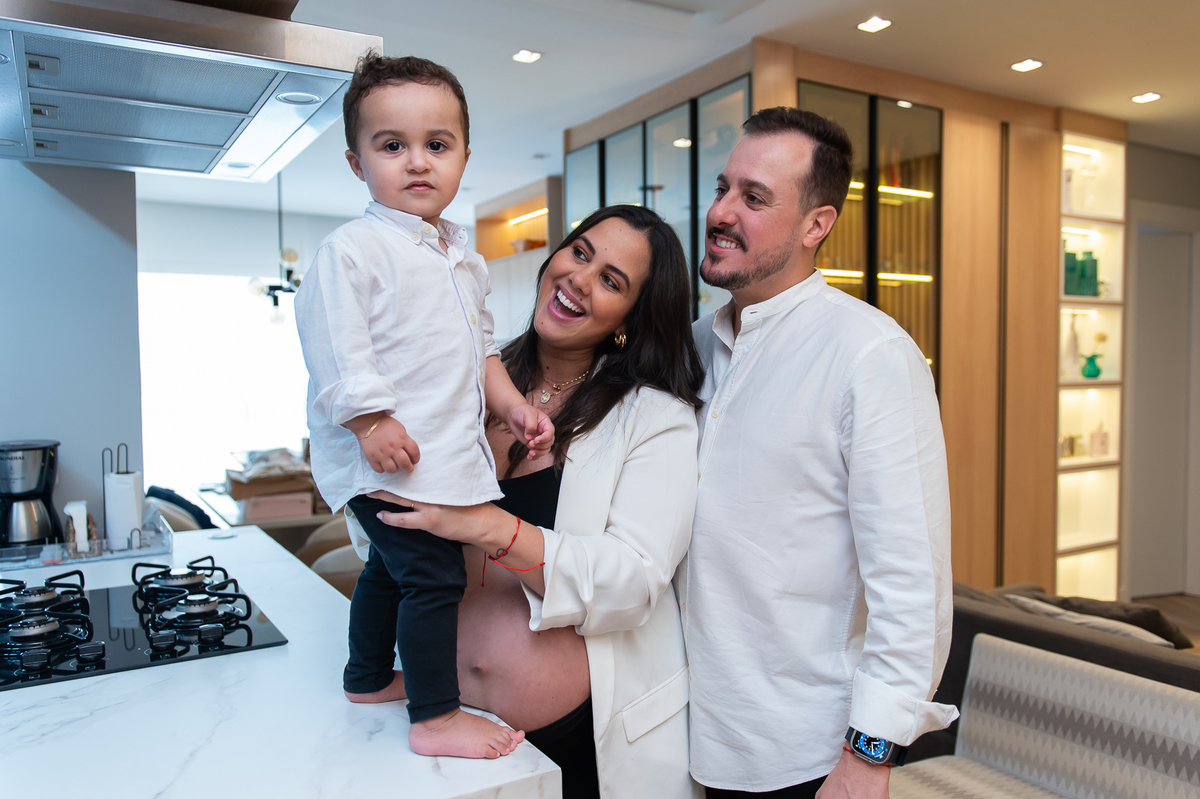 ensaio gestante família irmão mais velho em sp