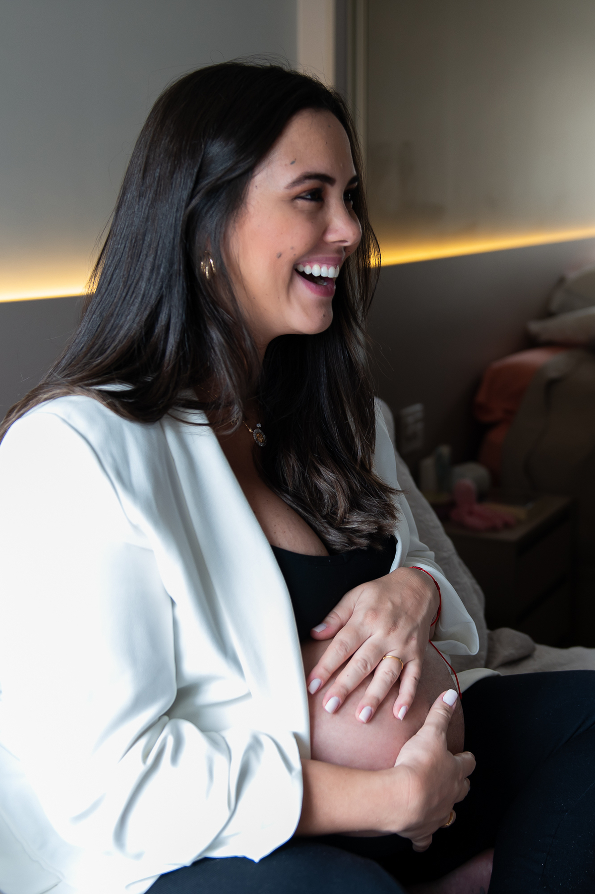 ensaio gestante lifestyle em casa sp