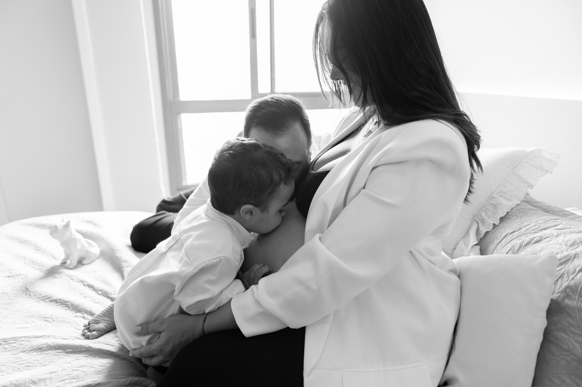 Ensaio Gestante Em Casa Em Família sp