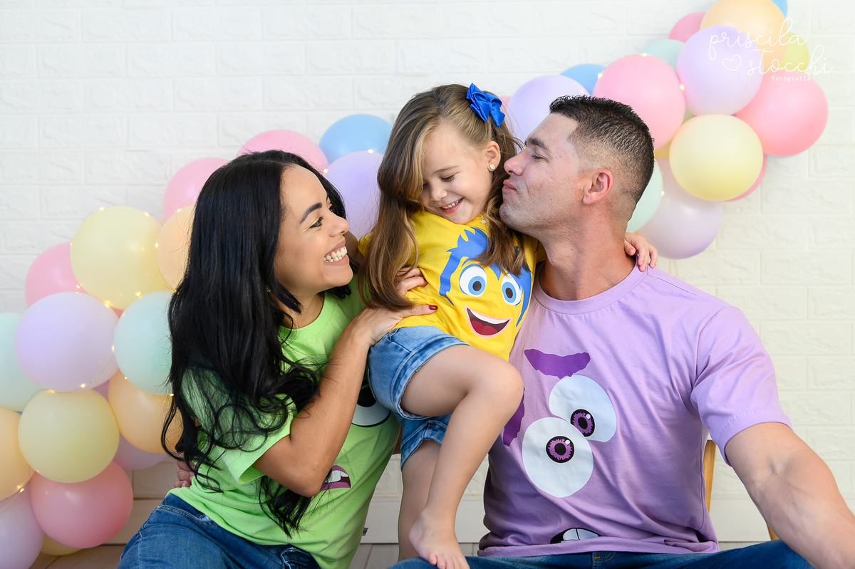 ensaio 3 anos divertidamente com os pais sp