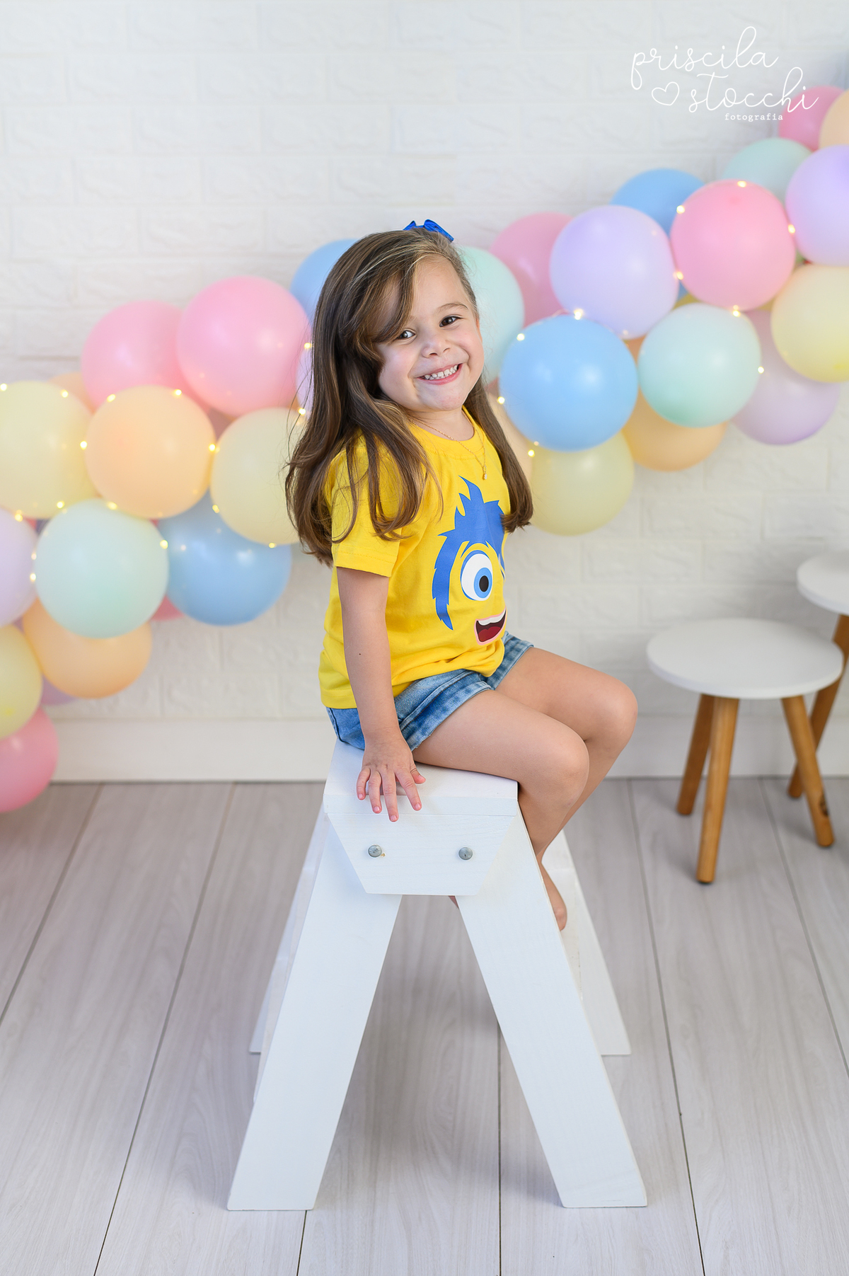 Ensaio 4 anos menina estúdio sp