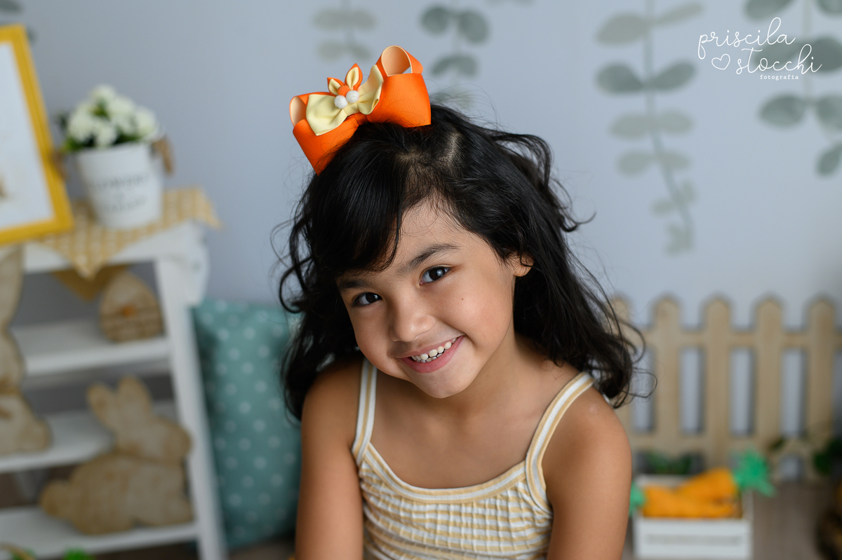 Ensaio Fotográfico de Páscoa Infantil