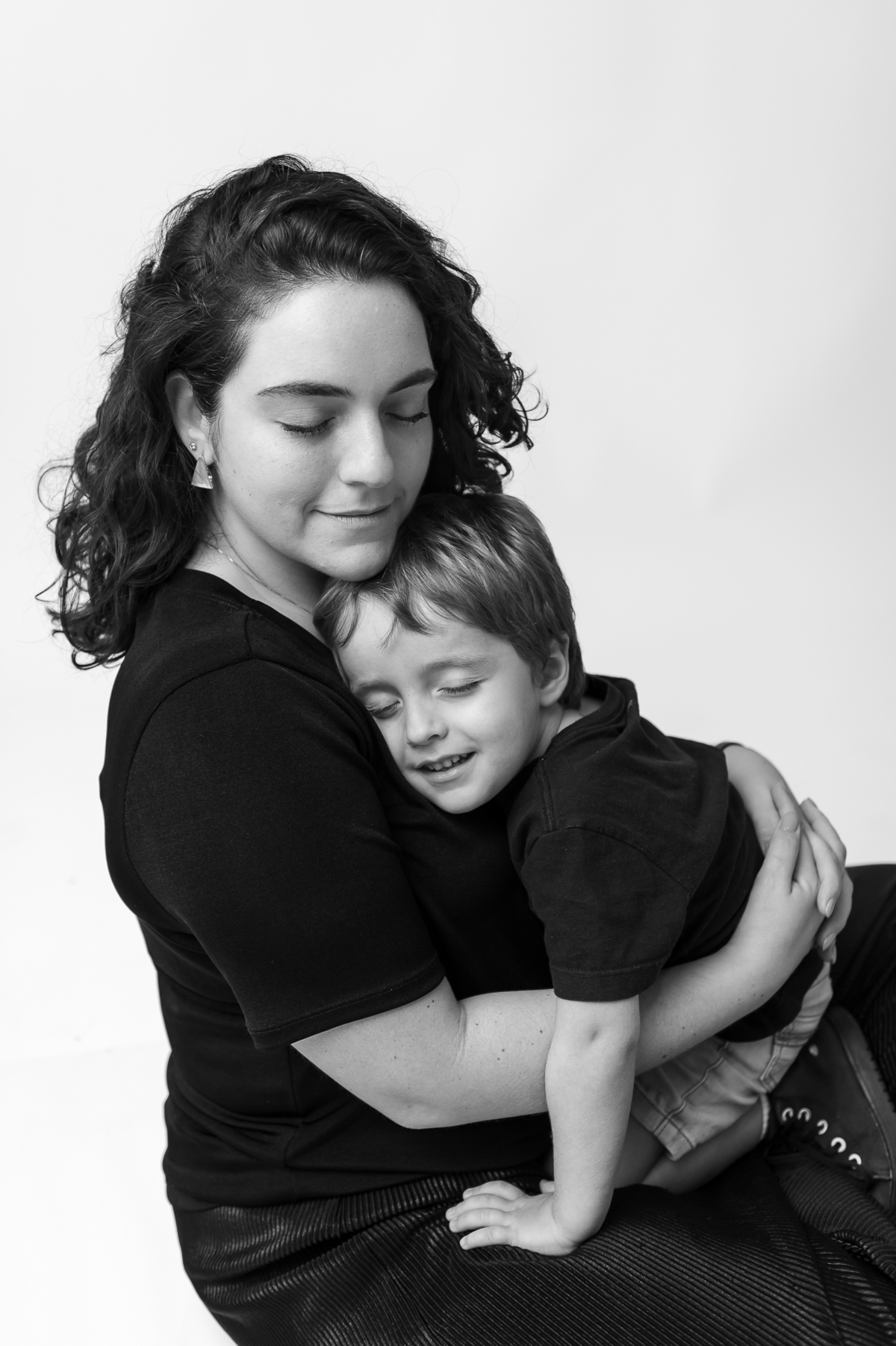 ensaio mãe e filho estúdio são paulo