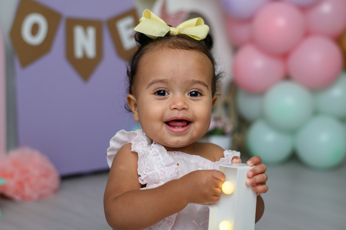 Ensaio Fotográfico 1 ano menina SP