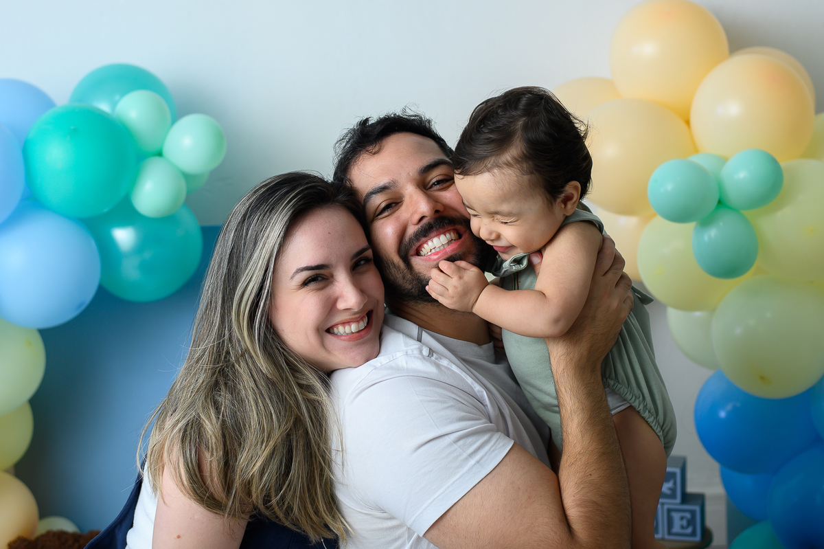 Ensaio de 1 ano em família são paulo