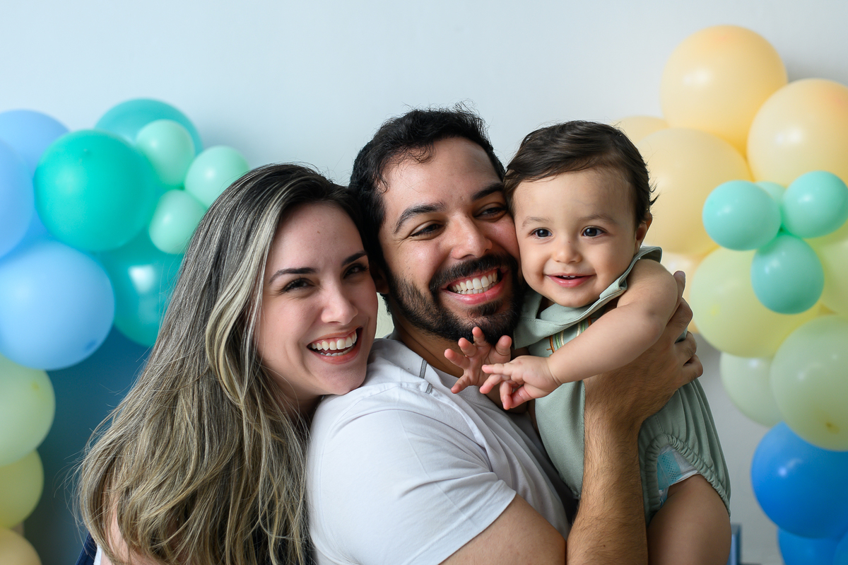 Ensaio 1 aninho com os pais zona sul estúdio sp