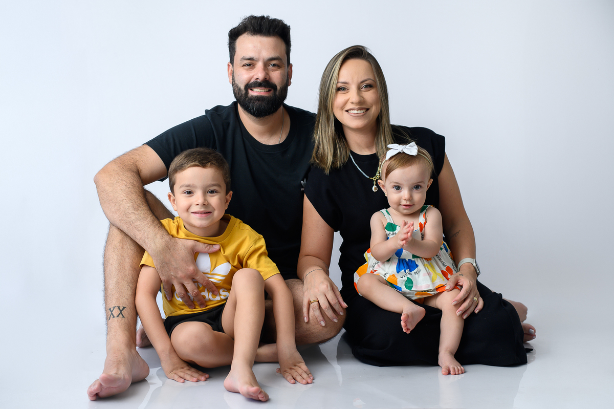 Ensaio 1 ano em família SP