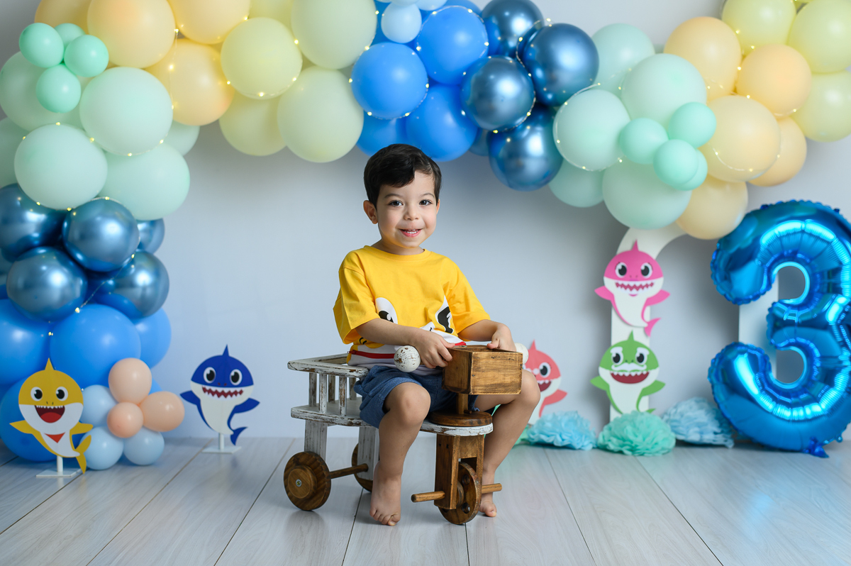 são paulo zona sul ensaio de menino infantil baby shark