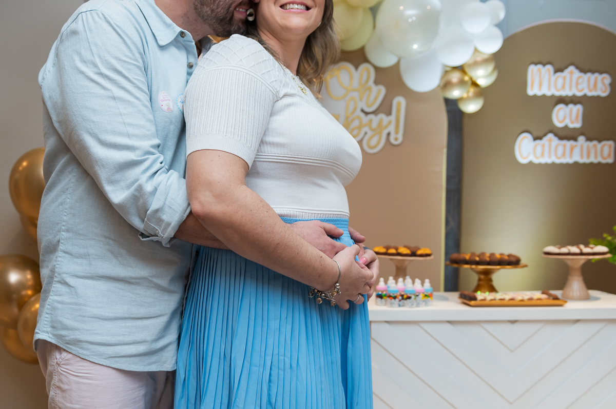 fotógrafa de chá revelação chá de bebê sp