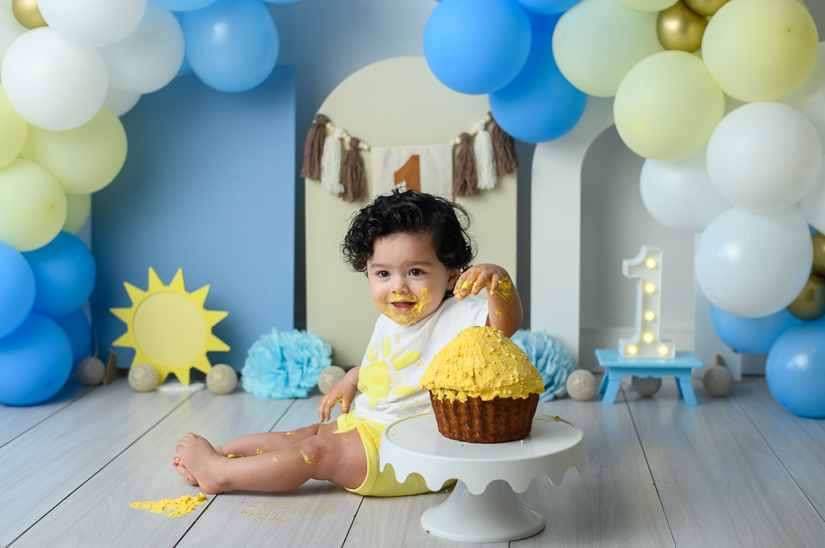 ensaio 1 ano com bolo menino sp zona sul