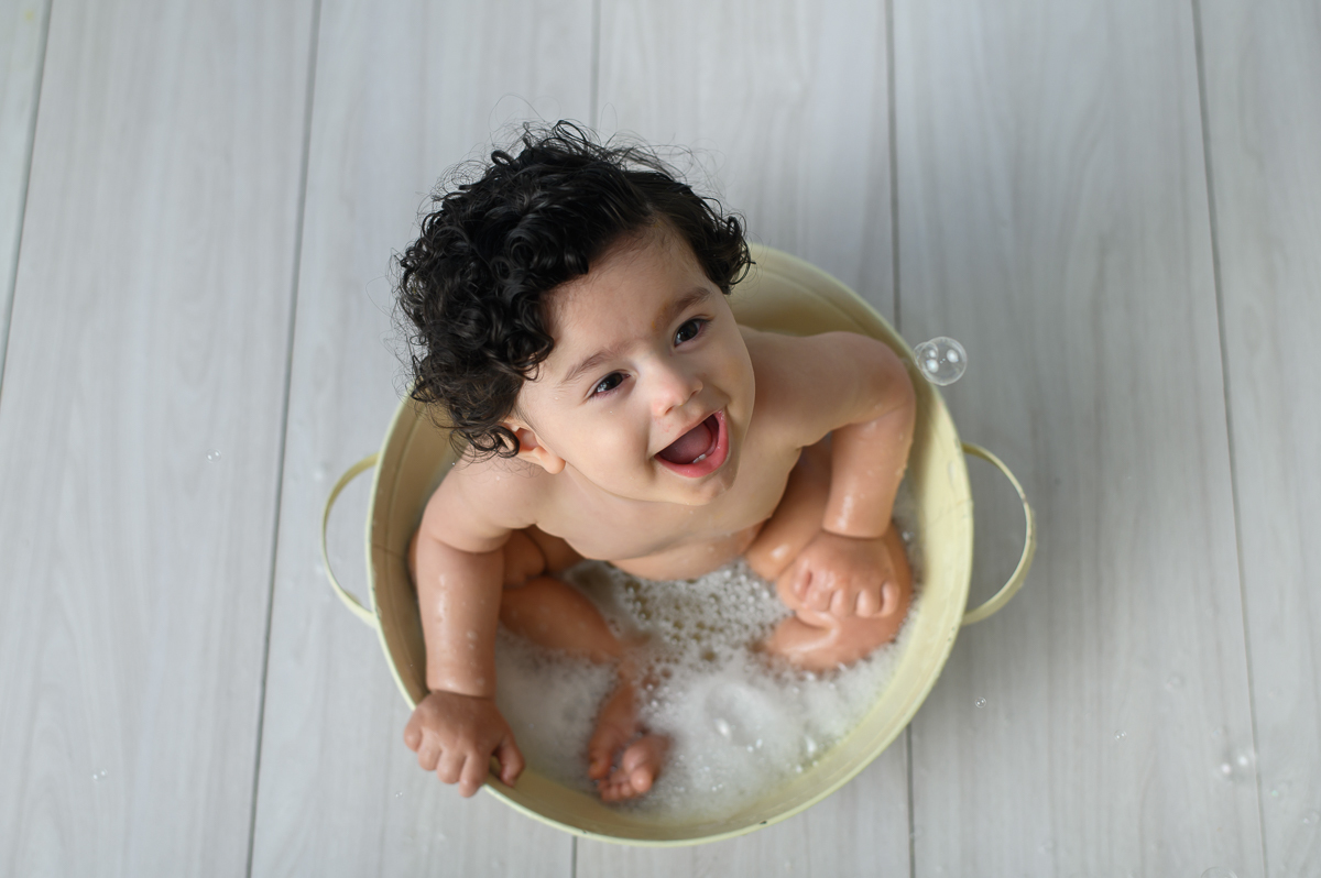 smash the cake 1 ano hora do banho splash sp