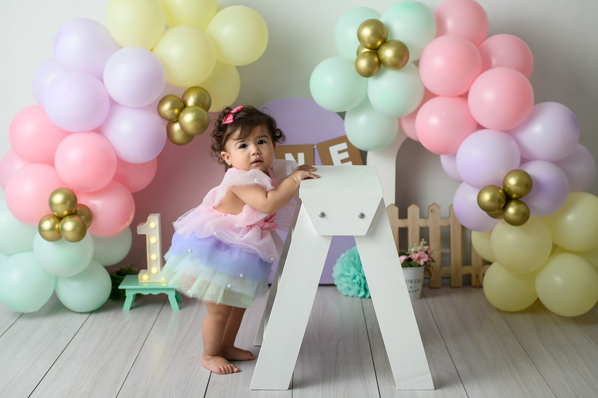 ensaio fotográfico bebê 1 ano menina estúdio sp