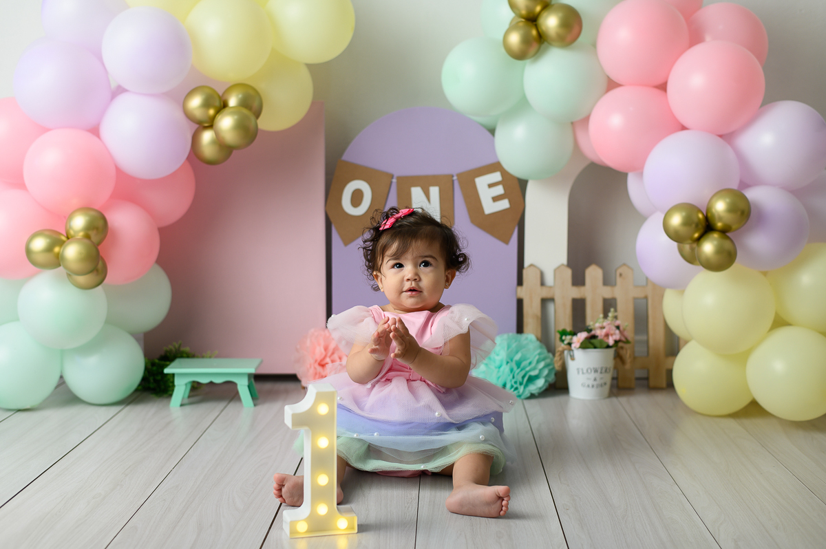 ensaio bebê 1 ano menina estúdio sp zona sul