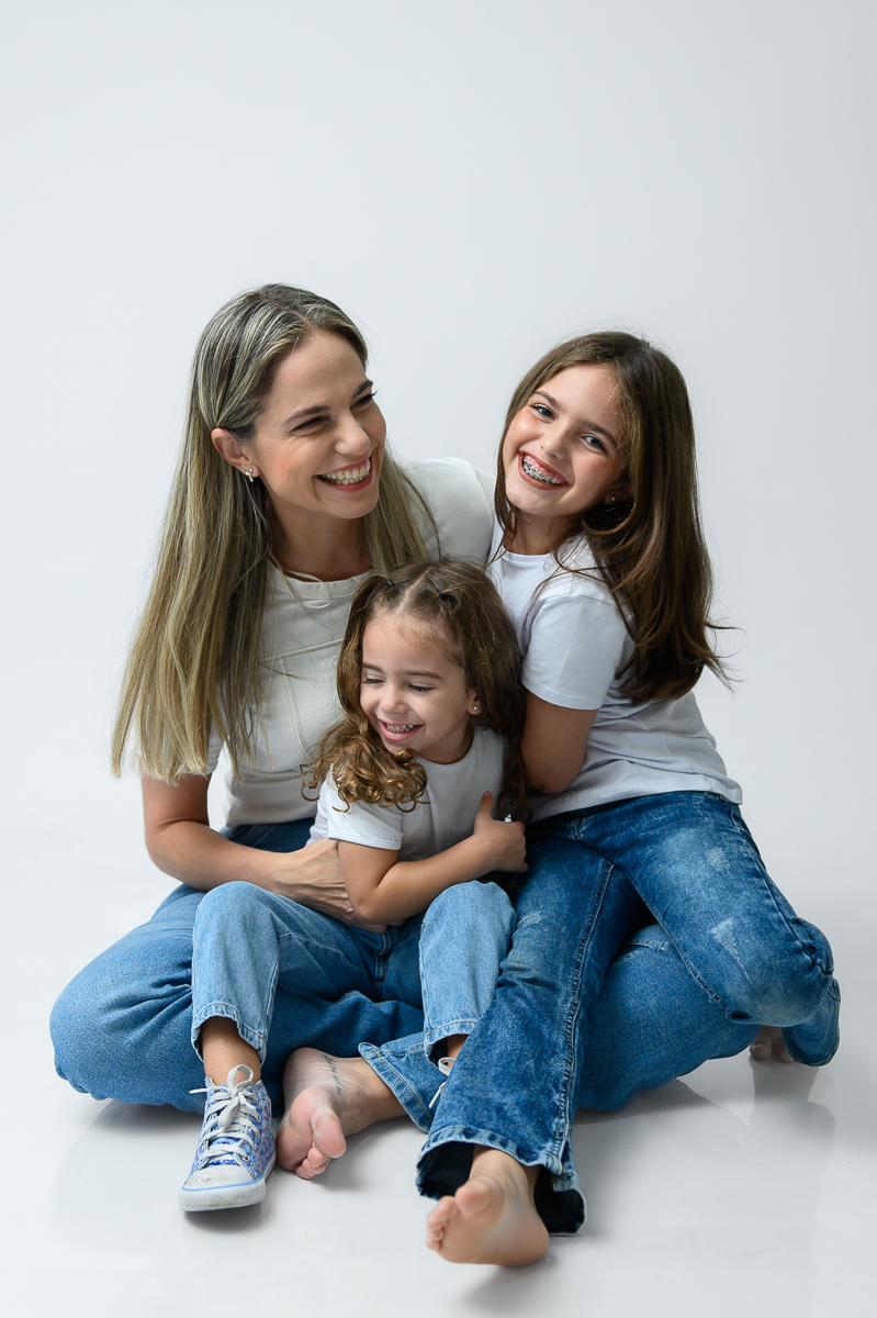 ensaio mãe e filha estúdio sp