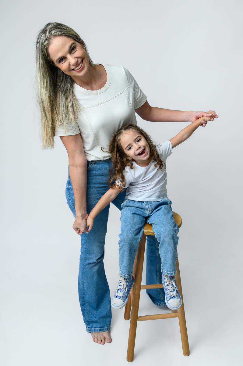 sessão de fotos mãe e filha em estúdio sp zona sum