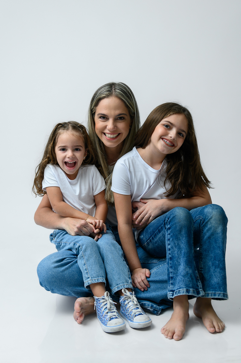 ensaio mãe e filha estúdio sp