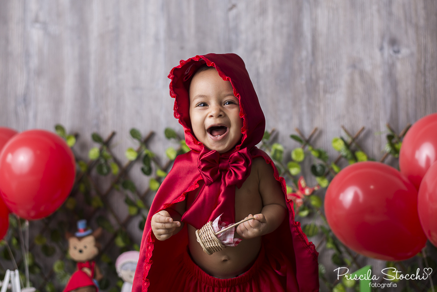 roupa chapeuzinho vermelho 1 ano