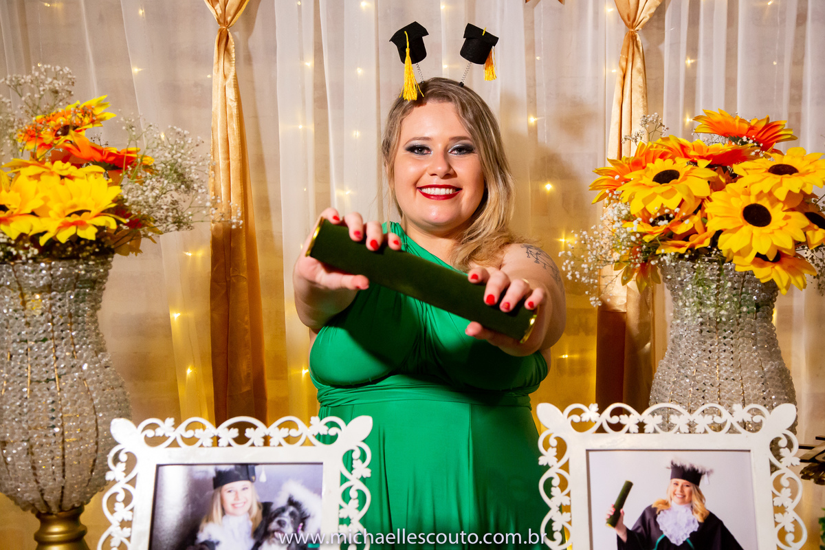 Recepção no Cidade Alta - Andriele Duarte bacharel em Enfermagem