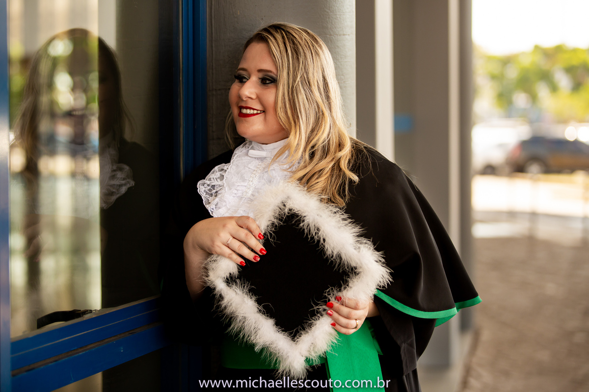 No dia 14/03/2020, Andriele Duarte encerrou um ciclo acadêmico na sua vida, a tão sonhada formatura.