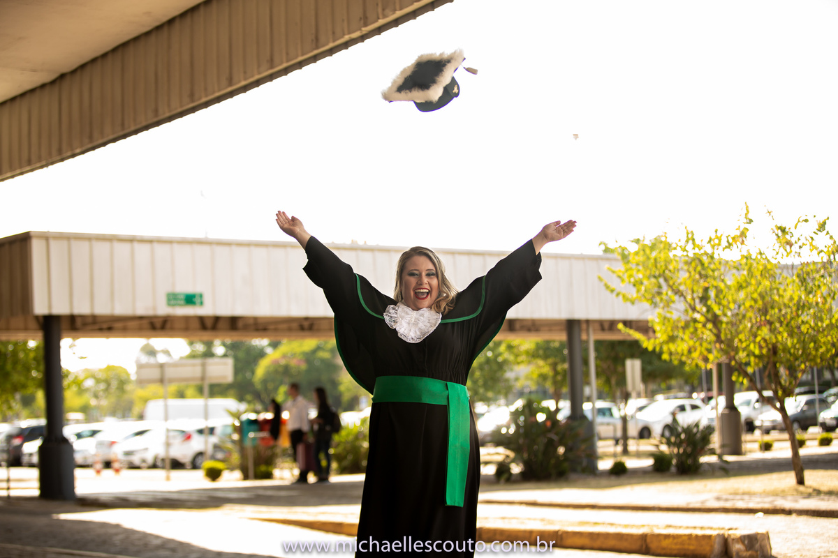 No dia 14/03/2020, Andriele Duarte encerrou um ciclo acadêmico na sua vida, a tão sonhada formatura.