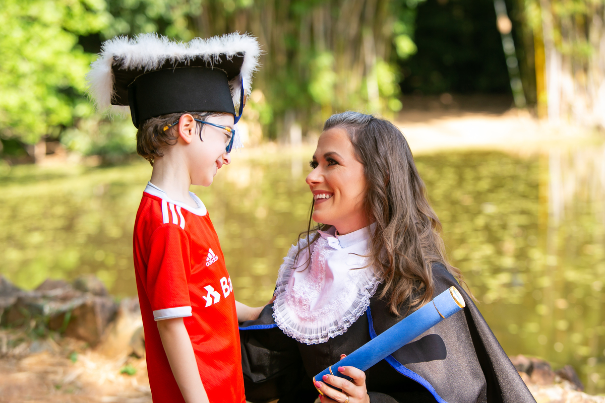 Aquela troca de olhares entre mãe e filho
