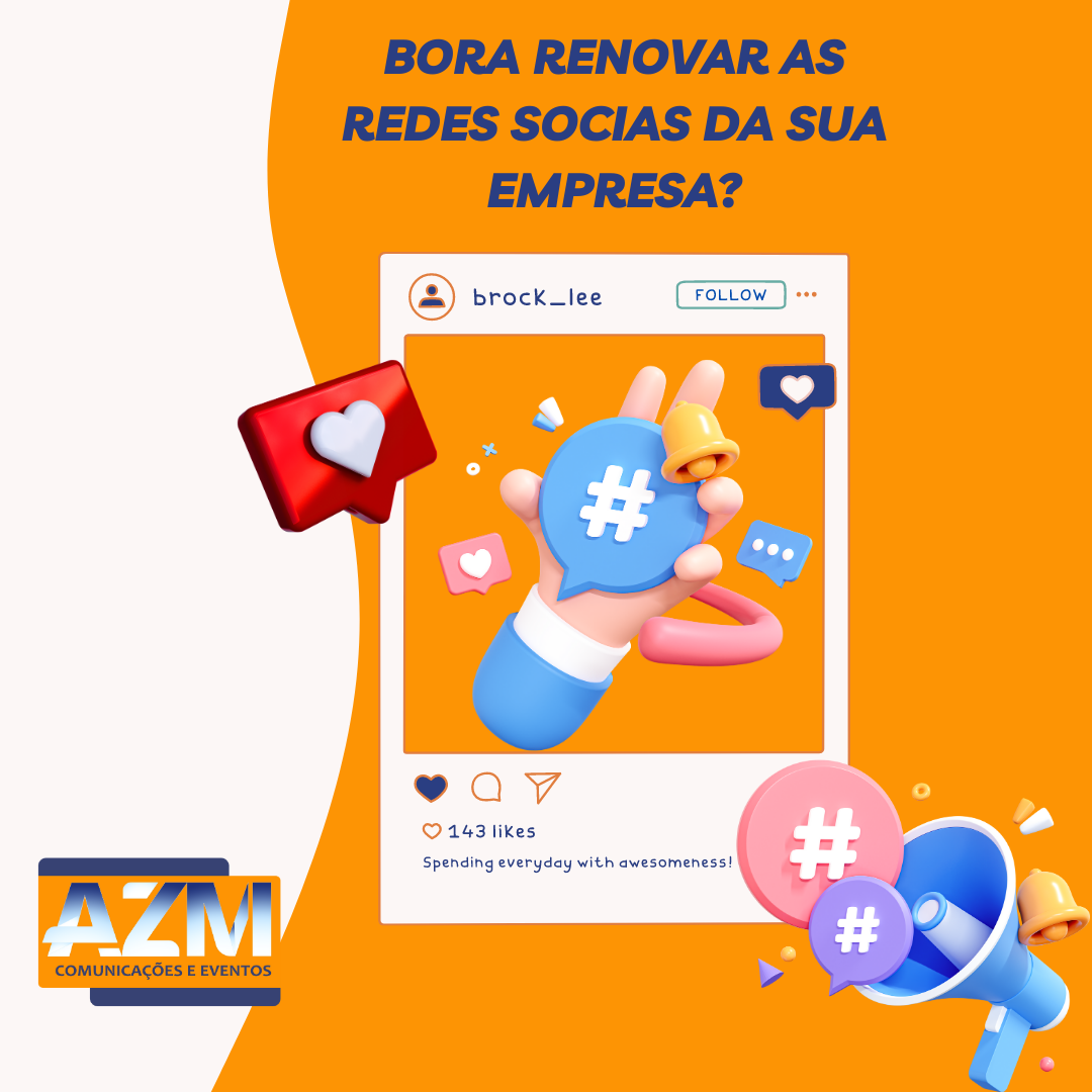 Acessou as redes sociais da sua empresa e sentiu que estava faltando algo, seja no texto ou na imagem? A AZM Comunicações faz a gestão completa das suas redes sociais e site.