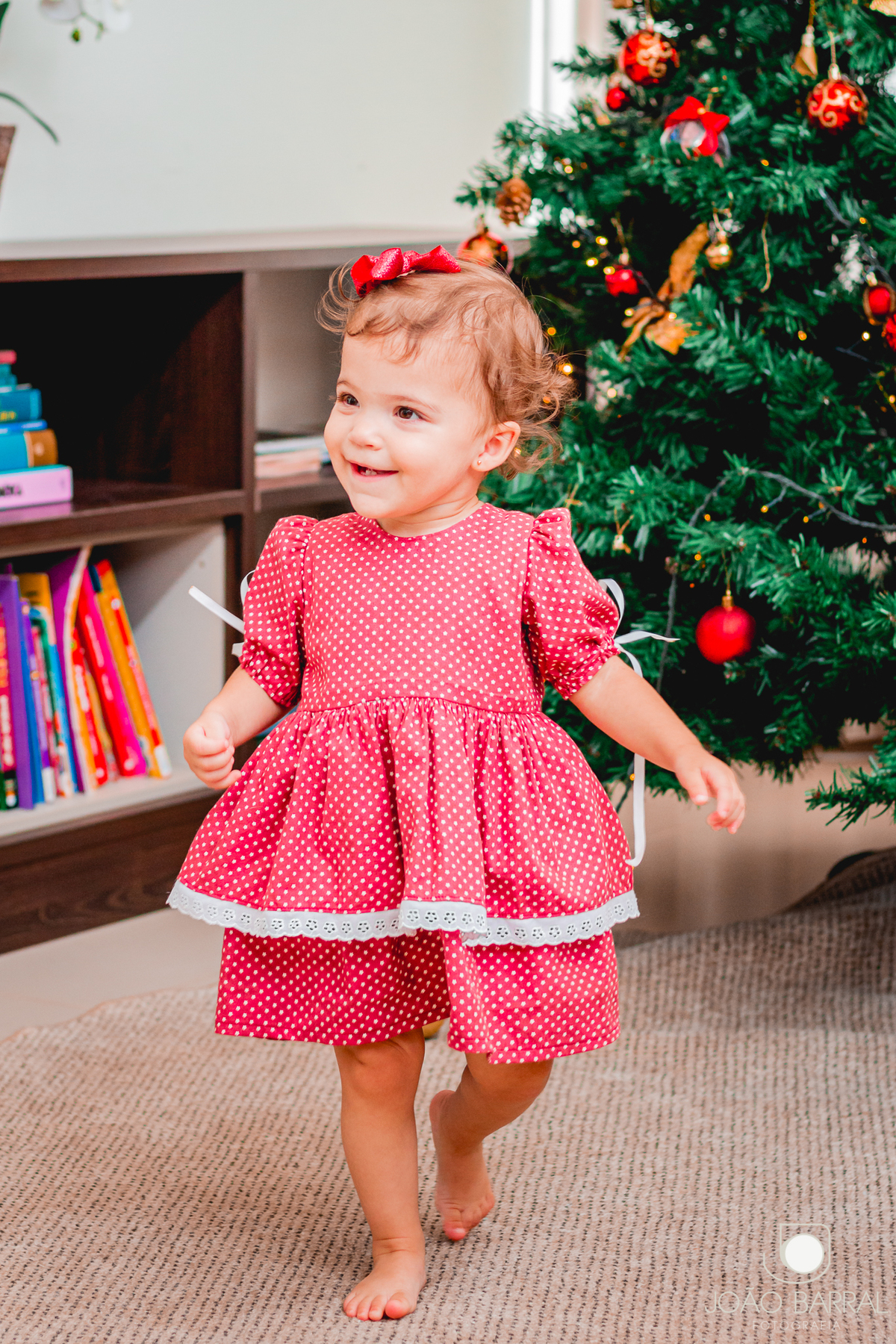 ensaio fotográfico e fotos de família em casa de natal com árvore de natal fotos de criança natal natalina