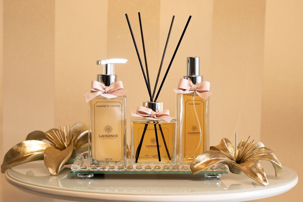 Laurence Fragrância decor aromatizadores, difusor de aromas, sabonetes líquidos, refis