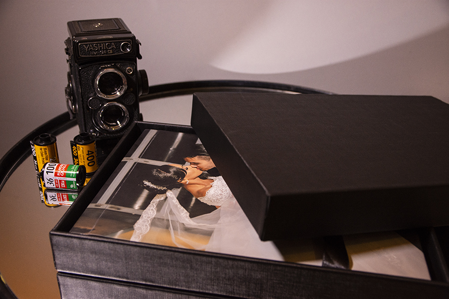 Álbum 20x60 (aberto) laminação fosca + embalagem protetora.