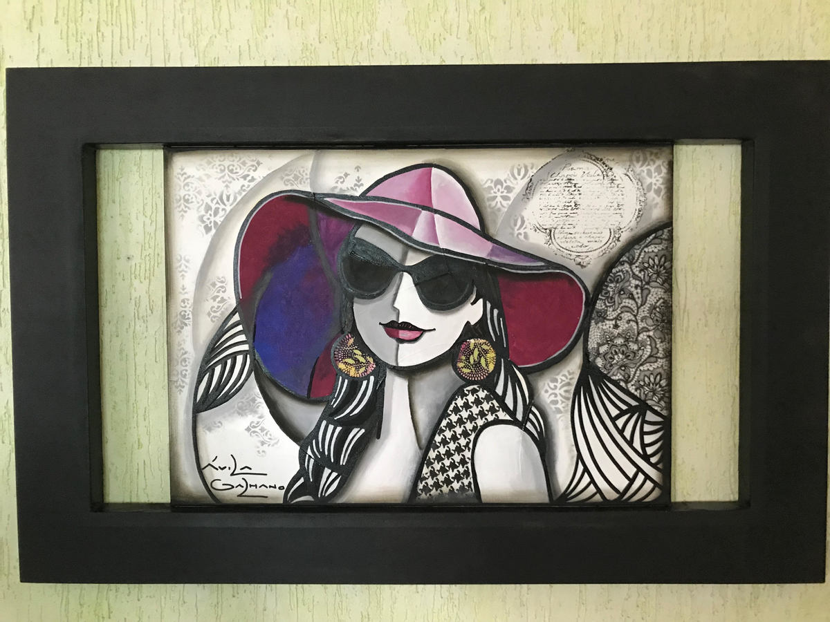 Imagem capa - CHAPÉU VIOLETA...Título da encomenda entregue  por ANGELA MARIA