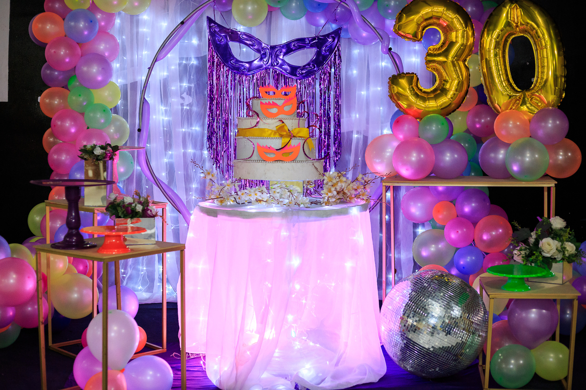 Decoração festa a fantasia