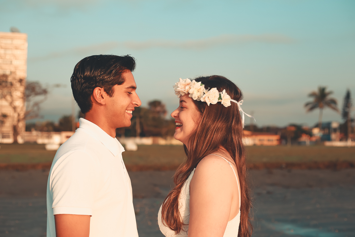 Ensaio Casal Caraguatatuba sorriso