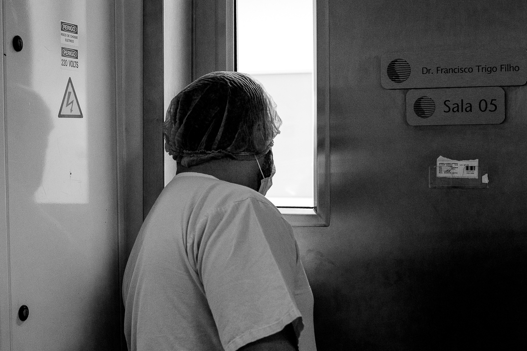 fotografia de parto pai na espera