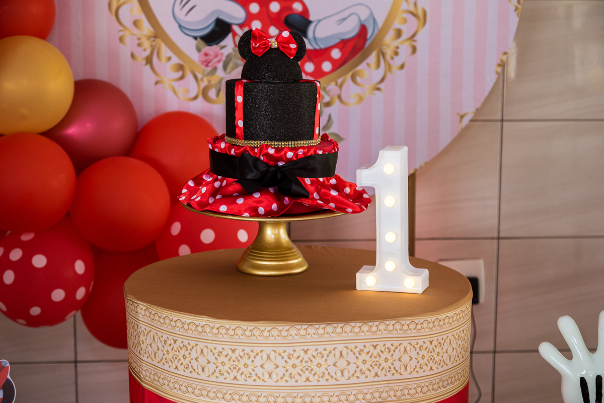 festa infantil tema minnie